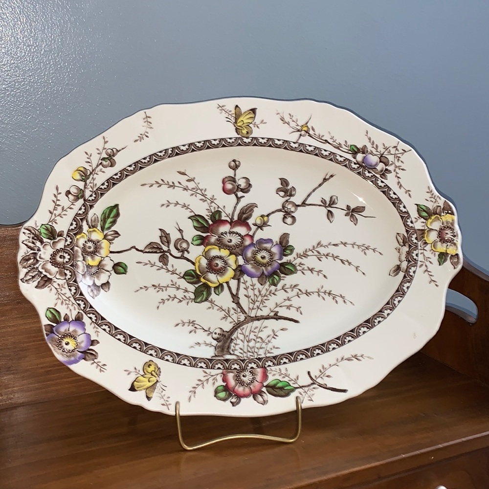 Antique Alfred Meakin "Medway” China Platter MADE IN ENGLAND